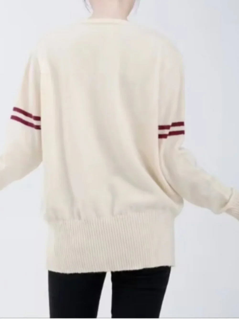 Taylor Swift RED (Taylor’s Version) Varsity Collegiate Sweater size L $65 - Picture 4 of 7